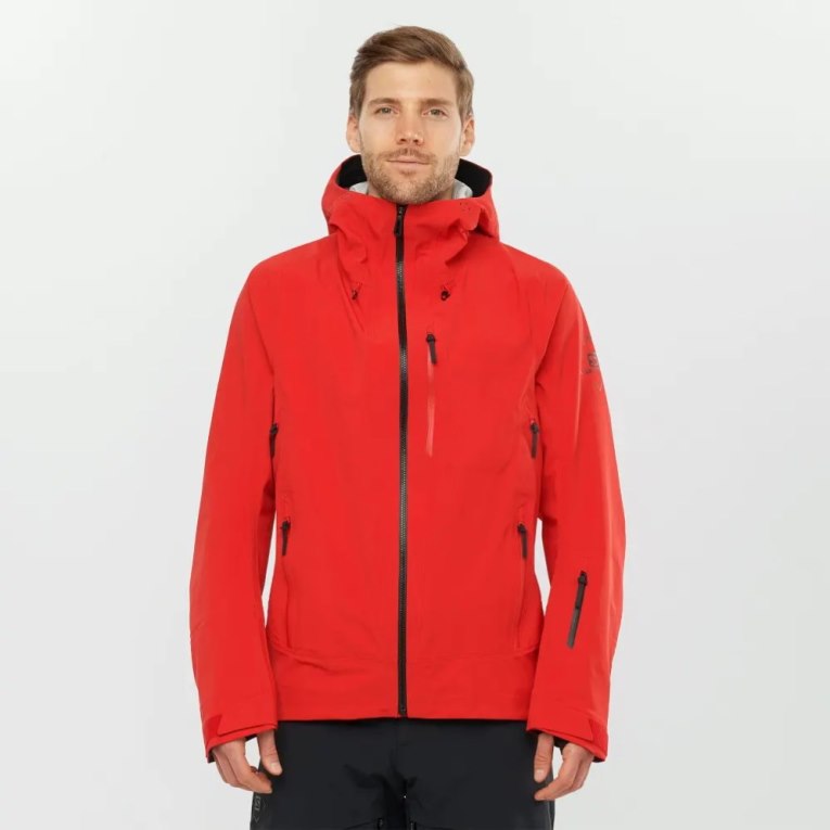 Chaquetas De Esquí Salomon Outlaw 3L Shell Hombre Rojos | MX ZBVU175